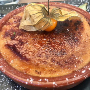 Crema burlée con caramelo
