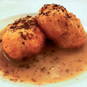 croqueta de patata trufada