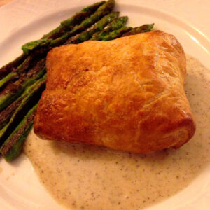 Hojaldre con queso de Benabarre - Restaurante Mars