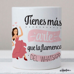 Tienes mas arte que la flamenca del whatsapp
