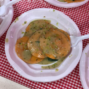 Nonne e Bisnnone - Raviolis de gambas