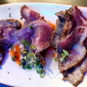 Presa iberica al estilo oriental