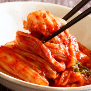 Kimchi fermentado y especiado